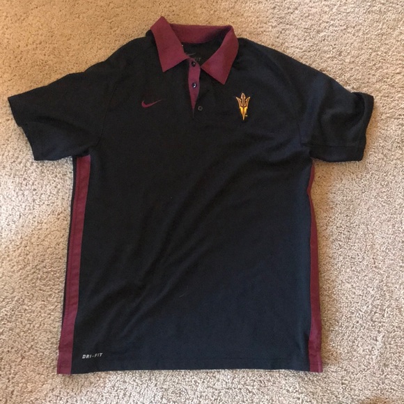 Nike | Shirts | Asu Drifit Nike Polo 